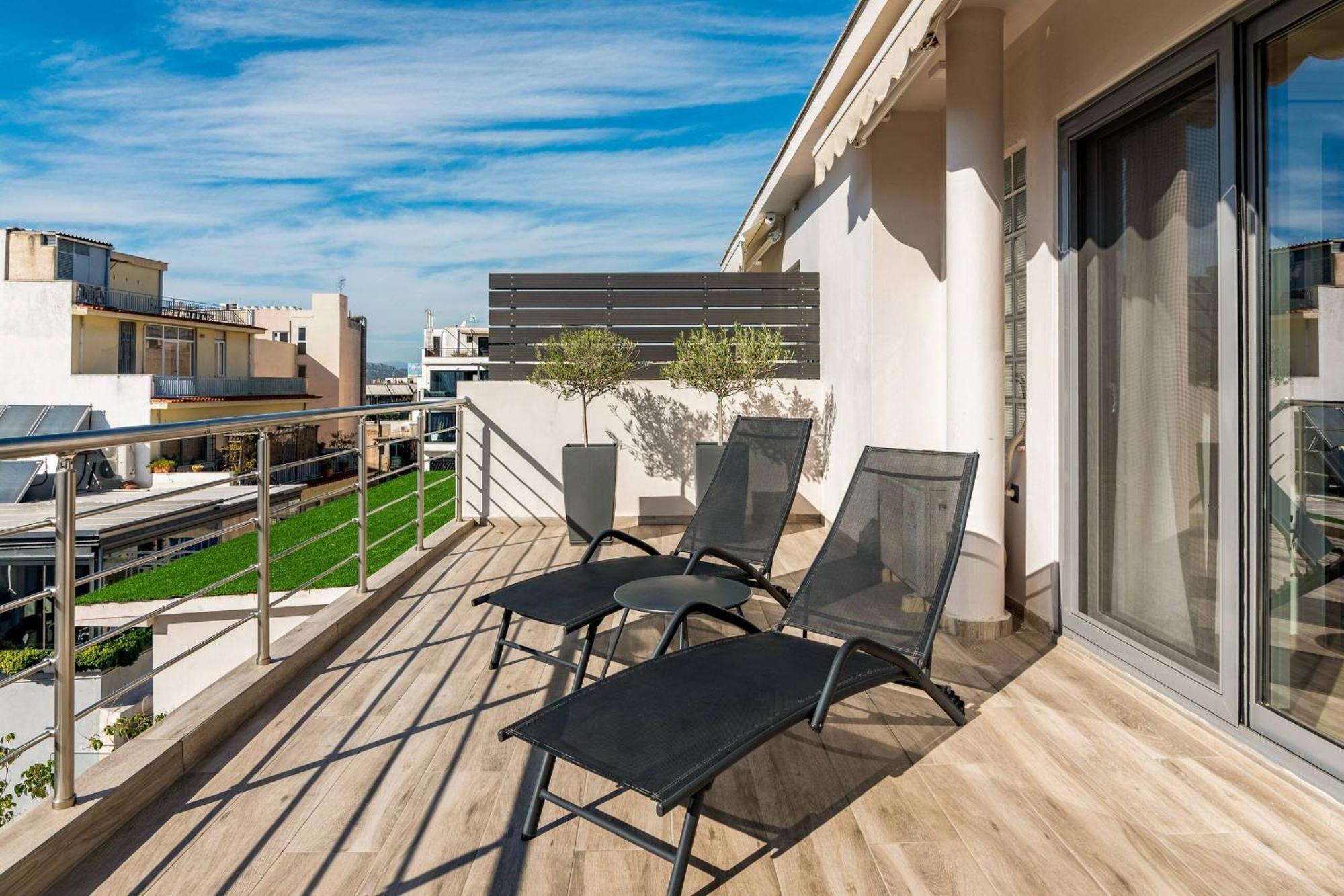 Apartamento Dreamy Athens Penthouse With Acropolis View Exterior foto