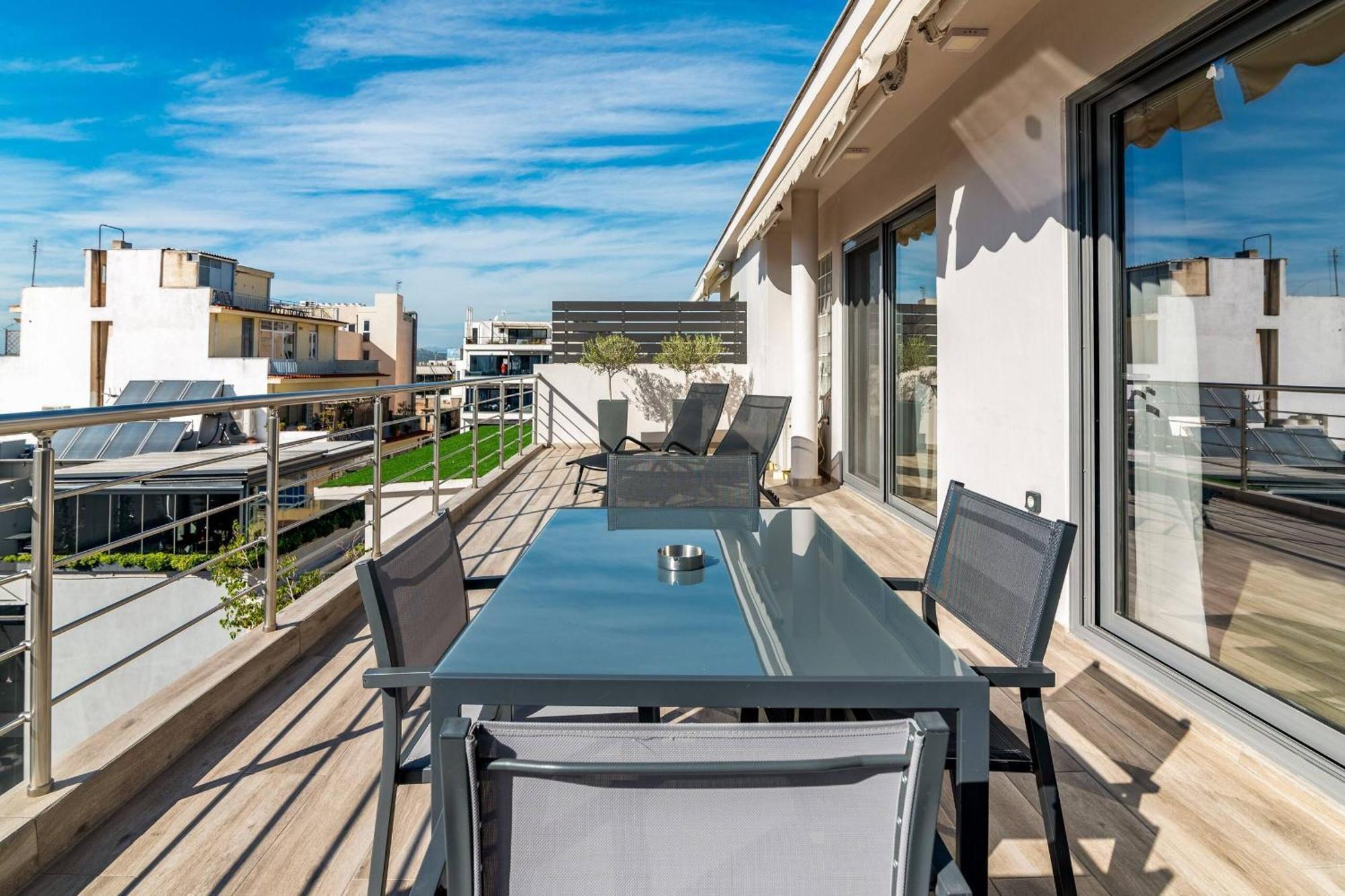 Apartamento Dreamy Athens Penthouse With Acropolis View Exterior foto